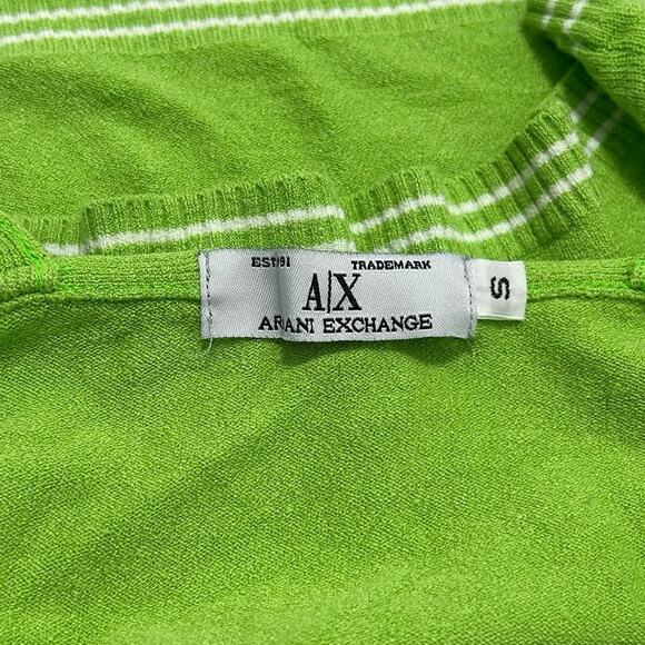 Armani Exchange A|X Lime Green Cami Tank Top - Picture 3 of 3